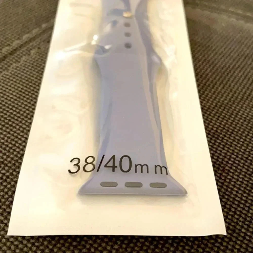 Purple Apple Watch Silicone Band 38/40